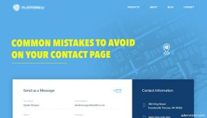 common mistakes to avoid on your contact page